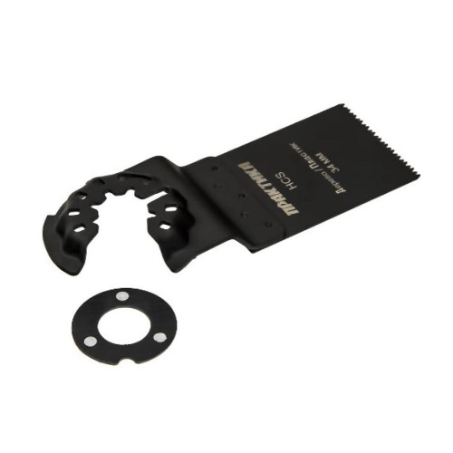 Насадка для резака ПРАКТИКА (240-072) 34мм, режущая пазовая прямая HCS по дереву мелкий зуб