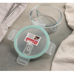 Контейнер пищевой 580мл двухсекционный с крышкой (4606370)