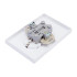 Розетка 2-ая 2P+E Universal Афина 16А в сборе бел.A0128