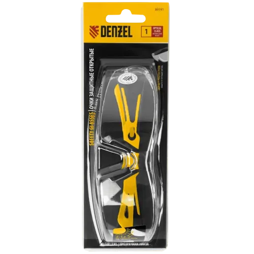 Очки защитные Denzel прозрачные (89191)