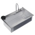 Мойка нерж. врезная MIXLINE PRO 750х460х215мм V2.0,сатин, сиф/доз/смесит/кол/д.р/о.с