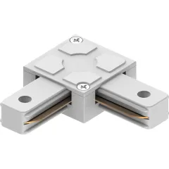 Соединитель конектора Feron CAB1007 угловой для однофаз шинопровода белый