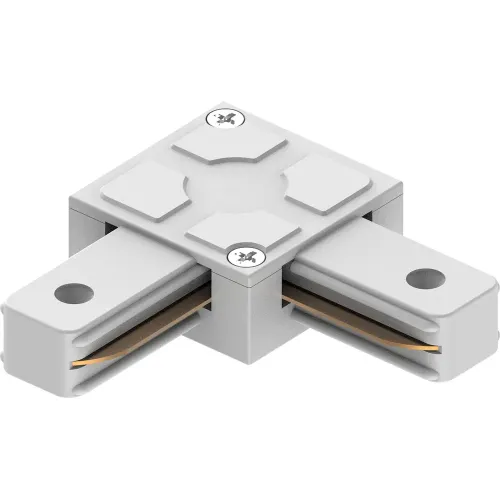 Соединитель конектора Feron CAB1007 угловой для однофаз шинопровода белый