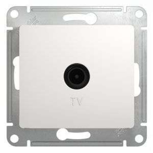 Розетка TV GLOSSA белый GSL000191