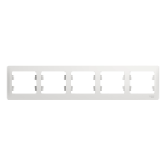 Рамка 5-пост.GLOSSA белый GSL000105 (458692)
