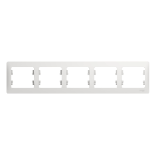 Рамка 5-пост.GLOSSA белый GSL000105 (458692)