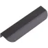 Ручка мебельная профильная PN015 04 128/196мм черный матовый(КА-1044338)