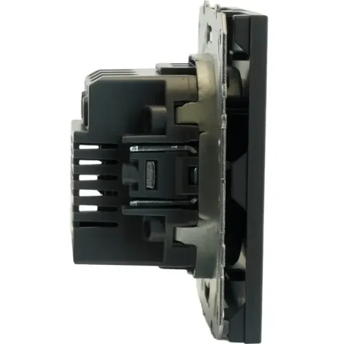 Розетка PC+Type A+C 20W ЭМИЛИ черный RST10-5115-05