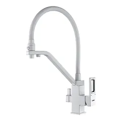 Смеситель для кухни GAPPO G4317-8 с каналом для фильтрованной воды, белый