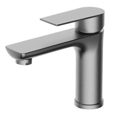 Смеситель для умывальника FRAP F10806-9 оружейная сталь