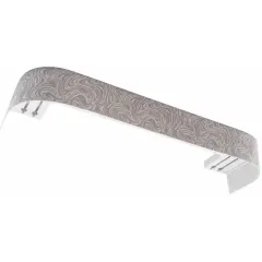 Карниз Ле-Гранд Глэдис 3,0м (2ряд) серый с поворотами (5)