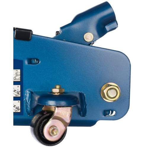 Домкрат подкатной STELS  2,5т с фиксатором, 140-385 мм, кейс (51132)