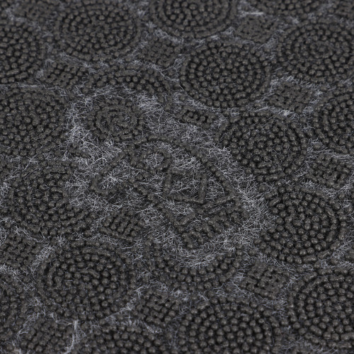 Коврик придверный 400*600мм SHAHINTEX ПРАКТИК влаговпитывающий Соты, серый (466-393)