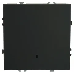 Выключатель 1-кл ЭМИЛИ с подсветкой черный RSW10-5101-05