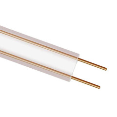 Провод телефонный ТРП 2х0,4 мм2 розовый (24612)