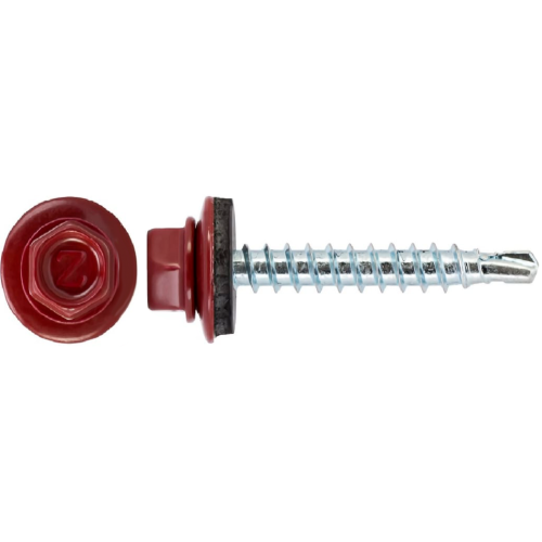 Саморез кров. КРс ZP 4.8x51 (3011) красн.
