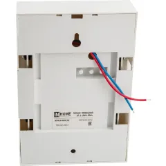 Звонок ASD/inHome ЗП-3 проводной, Бим-Бом, 220В белый 3268