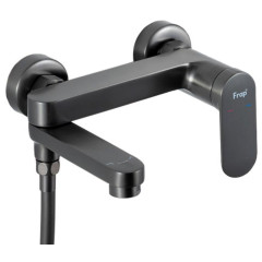Смеситель для ванны FRAP F3285-9, оружейная сталь ф 40