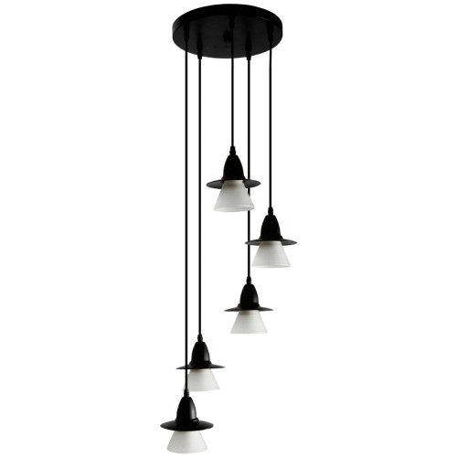 Светильник ЭкономСвет 18036/5BK WT