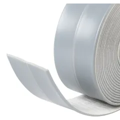 Бордюрная лента для ванной АККУРАТ серая 38 мм, 3.35 м