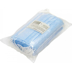 Маска СИБРТЕХ техническая трехслойная 50шт