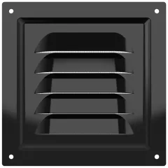 Решетка из тонколистовой стали с покрытием эмалью 1212МЭ Black