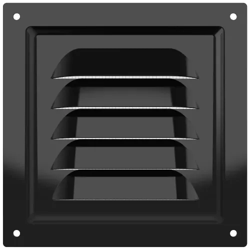 Решетка из тонколистовой стали с покрытием эмалью 1212МЭ Black