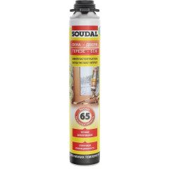 Пена монтажная SOUDAL ПРОФ окна и двери зимняя 750мл (111749)