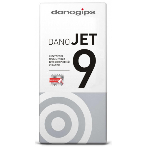 Шпатлёвка DANO JET 9 универсальная сухая полимерная 20 кг(*5)