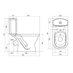 Унитаз-компакт SANTEK 