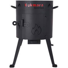 Печь для казана 12 л, съемные ножки, кочерга, колосник, Kukmara, УК012
