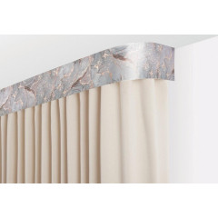 Карниз Ле-Гранд Стоун 2,0м (2ряд) марбель с поворотами (3)