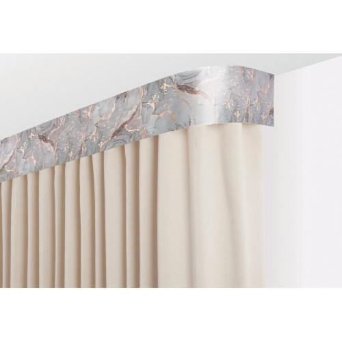 Карниз Ле-Гранд Стоун 2,0м (2ряд) марбель с поворотами (3)