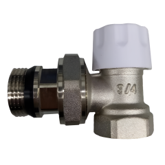 Кран термостатический для радиатора угловой ф 3/4