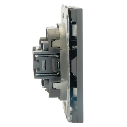 Розетка PC ЭМИЛИ черный RST00-5117-05
