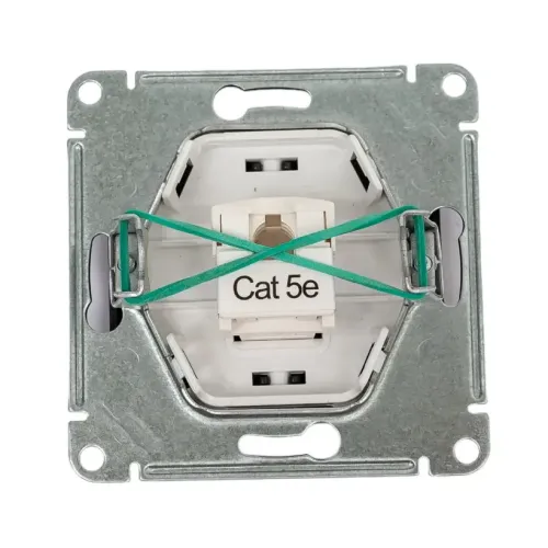 Розетка PC GLOSSA графит GSL001381K