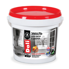 Эмаль для окон и дверей DALI полуматовая 1 кг