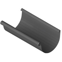 АЛЬТА ЭЛИТ ГРАФИТ желоб 125 мм 3м