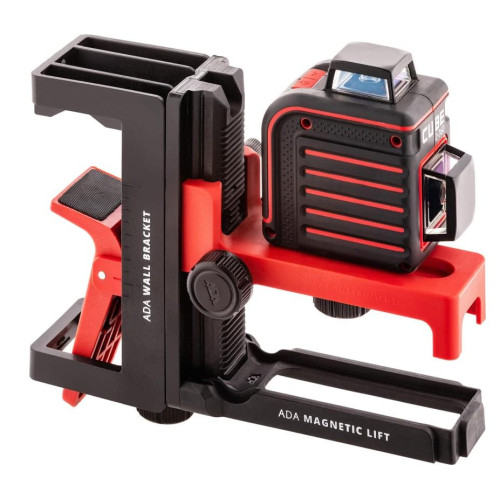 Крепление для лазерного уровня ADA с микролифтом + крепление-зажим BASE (Magnetic lift + Wall Bracket) (А00555)