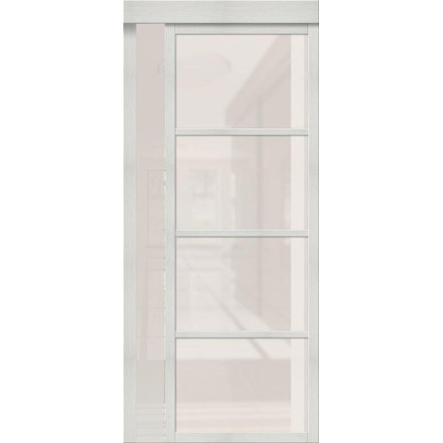 /Дверное полотно Твигги-11.3 ДК 80 ЭКО Bianco Melinga Magic Fog (BRAVO) (091-4499)