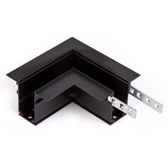 Коннектор угловой внешний Slim Magnetic 85092/00 для встраиваемого шинопровода черный