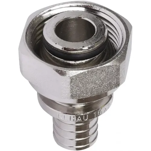 Евроконус для PEX трубы аксиальный никелированный GAPPO ф 16х2.2 мм