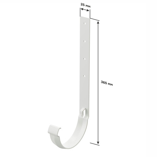 Docke PREMIUM Кронштейн желоба металлический 300мм (пломбир)