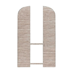 Заглушка торцевая для вспененного плинтуса Классик 80мм/Акация 424