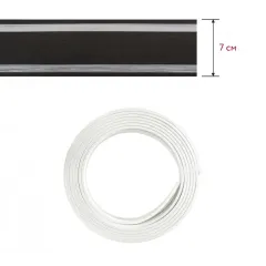 Бленда для карниза Ле-Гранд Лайн венге/хром (30м)