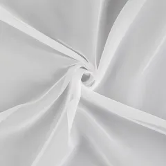 Комплект Портьер Ле-Гранд Софт-Вуаль 135*160 стальной, с подхватами (В уп. 2шт.) (ЦЕНА ЗА УП.)