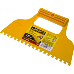 Шпатель STAYER зубчатый 230 мм/6мм (1022-6)