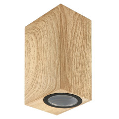 Светильник Uniel UUL-P42A IP65 PINE 2xGU10 2х6W 68x150x92 сосна