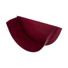 Водосток металлический (RAL 3005) Заглушка левая 110мм