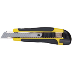 Нож технический FIT 18 мм прорез. 15 сегментов (10254)